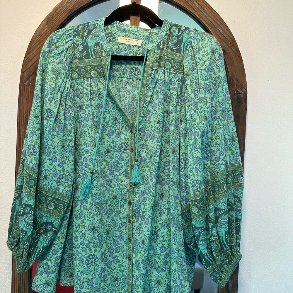 Spell Sundown Blouse NWOT XS